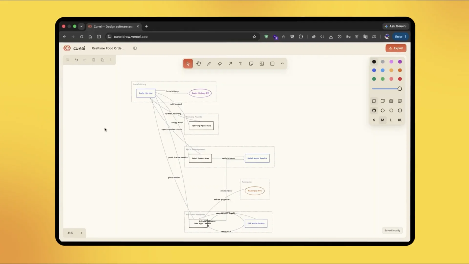 Cunei interface